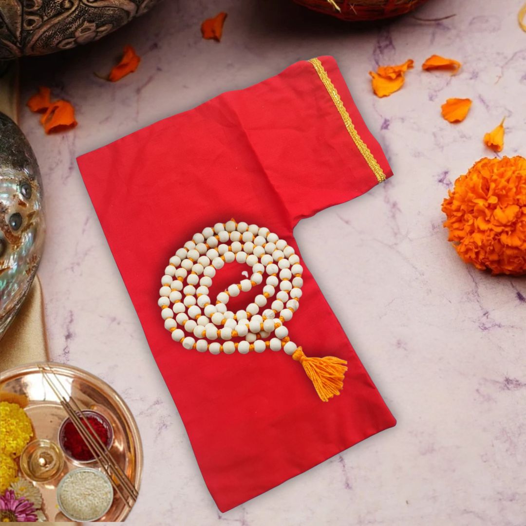 Gomukhi Jaap Mala Bag – Sacred Prayer Beads Pouch for Meditation