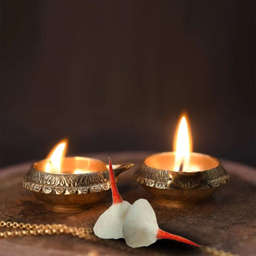 Handmade Diya Batis (Pack of 450) | 100% Pure Cotton Wicks for Pooja