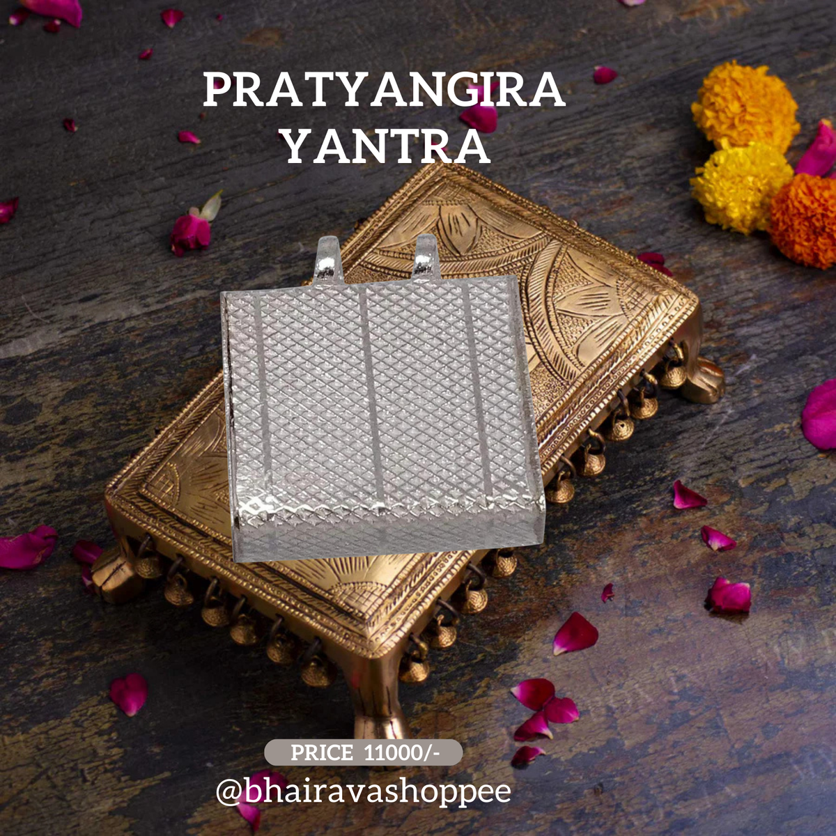 Siddha Pratyangira Yantra Pendant - The Ultimate Shield That Returns Black Magic & Negative Energy