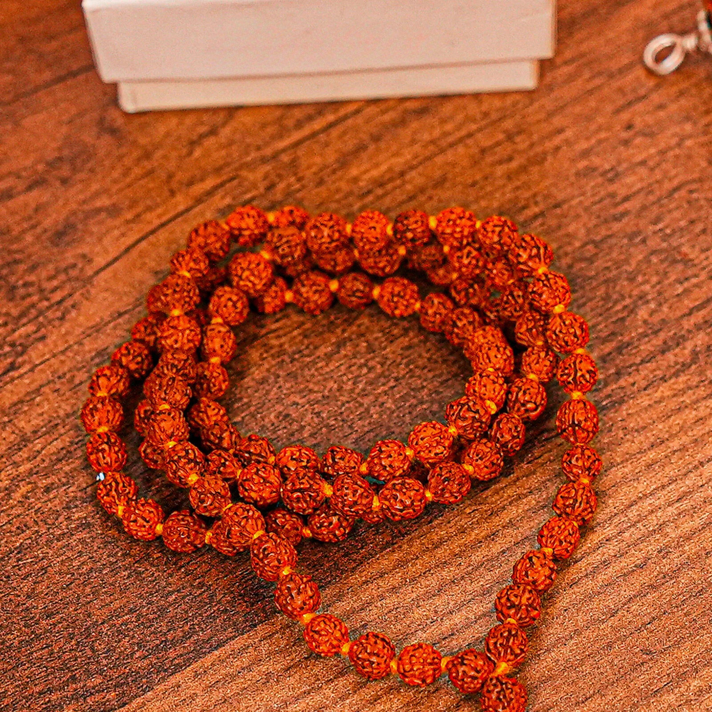 5 Mukhi Rudraksha Mala | 108 Beads for Health, Wealth & Protection