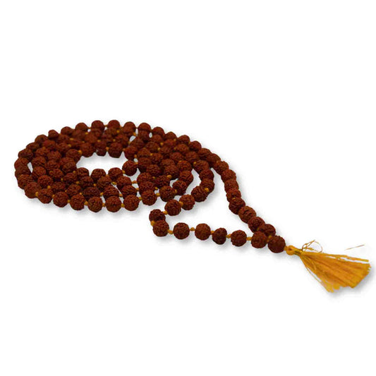 5 Mukhi Rudraksha Mala | 108 Beads for Health, Wealth & Protection